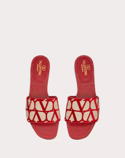 TOILE ICONOGRAPHE SLIDE SANDAL